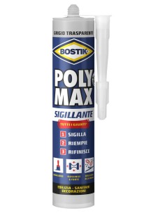 BOSTIK POLYMAX SIGILLANTE 280 ML GRIGIO TRAS CART