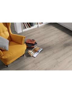 PARQUET LAMINATO 8 MM IDROFUGO ROV. ARGENTO 2,13 MQ