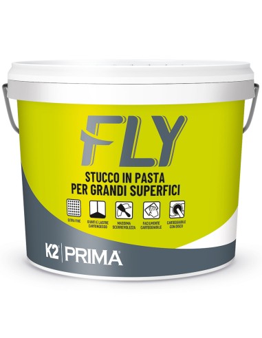 STUCCO IN PASTA P/GRANDI SUPERFICI K2 FLY 18 KG