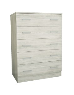 KIT CASSETTIERA 5 CASSETTI 80X45X111 CM BIANCO VEN.K083