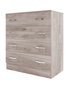 KIT CASSETTIERA 4 CASSETTI 90X45X80 ROVERE GRIGIO K357