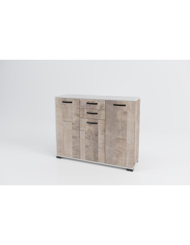 MADIA SOCHEF 107X36XH86 CM ROVERE SABBIATO/GRIGIO