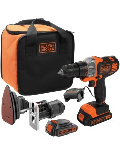 B+D KIT MULTIEVO TRAPANO+SEGHET+LEVIGATR 18V