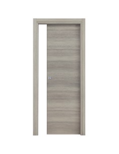 Porta Scorrevole Microtec Rovere Grigio cm 90X210