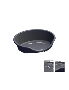 ZOOV LETTINO P/CANI GATTI 80X60X25CM GRIGIO