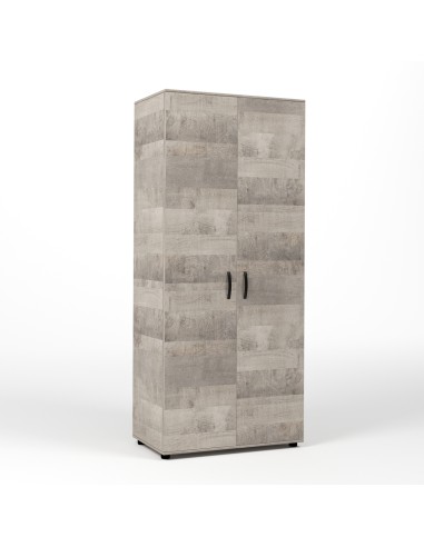 KIT ARMADIO 2 ANTE  80X52X205 CM ROVERE PLAT.K355