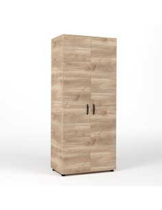 KIT ARMADIO 2 ANTE  80X52X205 CM ROVERE M. K358