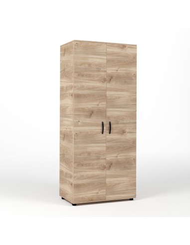 KIT ARMADIO 2 ANTE  80X52X205 CM ROVERE M. K358