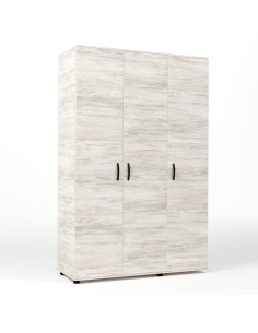 KIT ARMADIO 3 ANTE 120X52X205 CM BIANCO VEN.K083