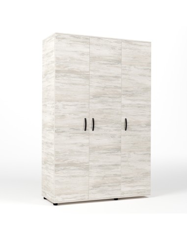 KIT ARMADIO 3 ANTE 120X52X205 CM BIANCO VEN.K083