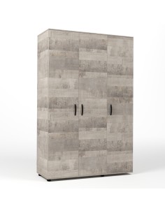 KIT ARMADIO 3 ANTE 120X52X205 CM ROVERE PLAT.K355