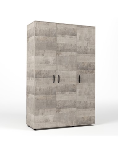 KIT ARMADIO 3 ANTE 120X52X205 CM ROVERE PLAT.K355