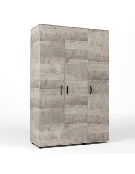 KIT ARMADIO 3 ANTE 120X52X205 CM ROVERE PLAT.K355