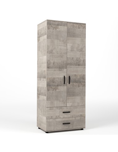 KIT ARMADIO 2 ANTE + 2 CASSETTI 80X52X205 CM...