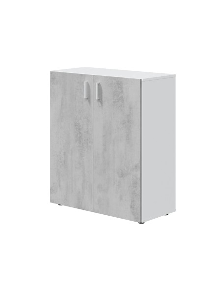 KIT MOBILE MULTIUSO 80X37XH92 CM BIANCO CEMENTO
