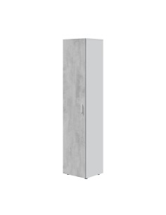 KIT MOBILE MULTIUSO 41X37XH182 CM BIANCO CEMENTO