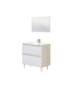 KIT MOBILE BAGNO VERONA 80 ROVERE BIANCO