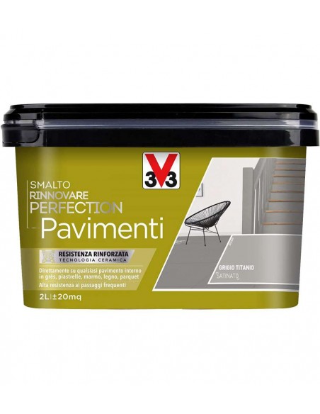 Smalto Rinnovare Perfection Pavimenti Grigio Titanio 2 lt V33