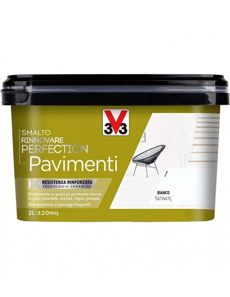Smalto Rinnovare Perfection Pavimenti Bianco Piuma 2 lt V33
