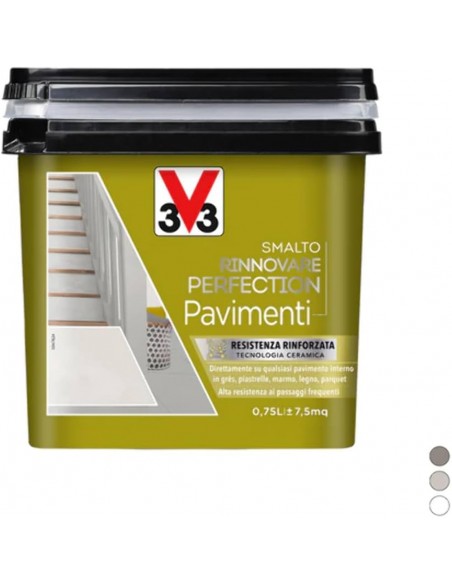 Smalto Rinnovare Perfection Pavimenti Bianco Piuma Satinato 0,75 Lt V33