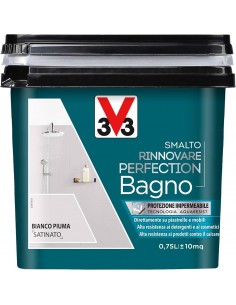 Smalto Rinnovare Perfection Bagno Bianco Piuma 0,75 Lt V33