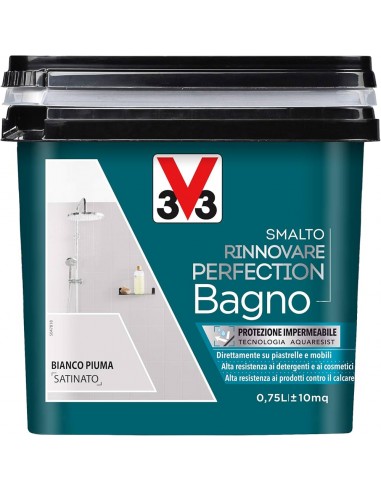 Smalto Rinnovare Perfection Bagno Bianco Piuma...