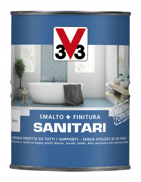 Smalto e Finitura per Sanitari Bianco Satinato V33