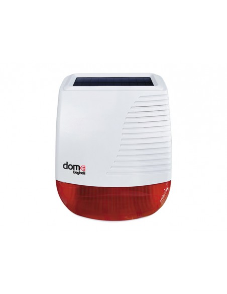 Beghelli Dom-e Sirena da Esterno con Pannello Solare