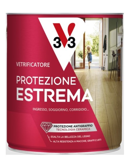 Vetrificatore Protezione Estrema Cera Incolore 0,75 Lt V33