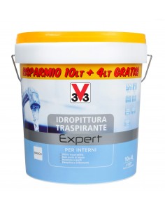 Idropittura Traspirante Expert 14 Lt V33 Bianco