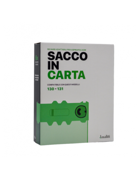 Sacchetti Folletto in Carta compatibili VK 130-131 Pz 6
