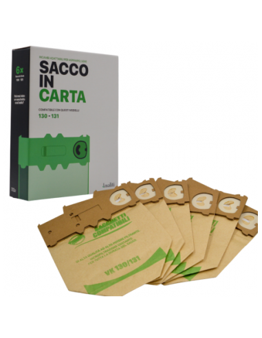 Sacchetti Folletto in Carta compatibili VK...