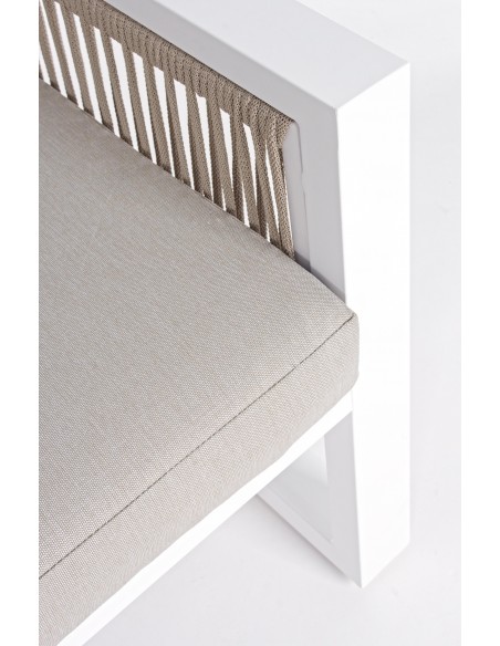 Salotto da Giardino Captiva Bianco LH30 Bizzotto