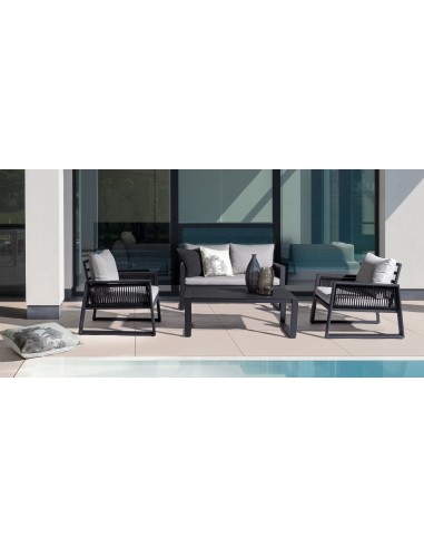 Salotto da Giardino Captiva Antracite LH32...