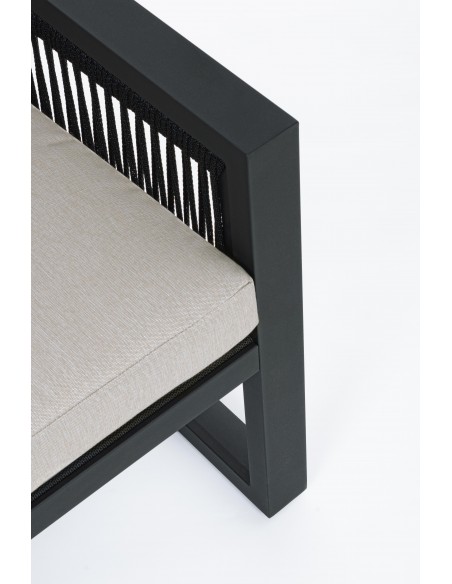 Salotto da Giardino Captiva Antracite LH32 Bizzotto