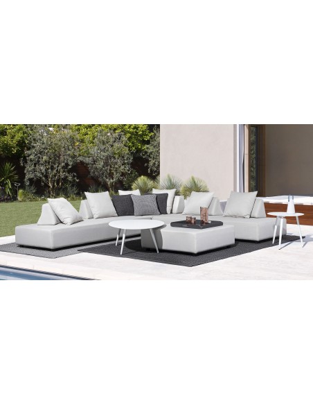 Tavolo da Giardino Ridley 120x75 Bianco Bizzotto