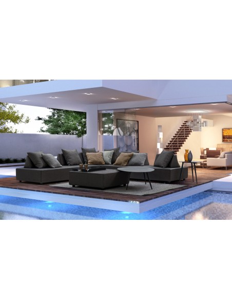 Tavolo da Giardino Ridley 120x75 Antracite Bizzotto