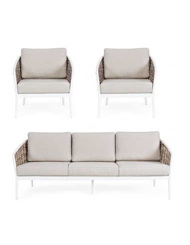 Salotto da Giardino Maribela Bianco Bizzotto