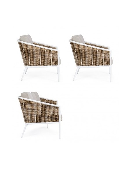 Salotto da Giardino Maribela Bianco Bizzotto