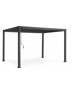 Pergola in Alluminio Ocean 3x4 Antracite Bizzotto