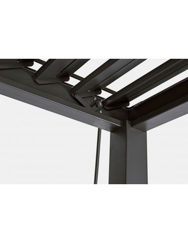 Pergola in Alluminio Ocean 3x4 Antracite Bizzotto