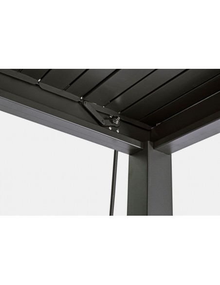 Pergola in Alluminio Ocean 3x4 Antracite Bizzotto