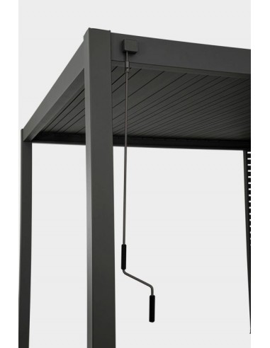 Pergola in Alluminio Ocean 3x4 Antracite Bizzotto