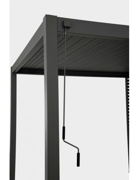 Pergola in Alluminio Ocean 3x4 Antracite Bizzotto