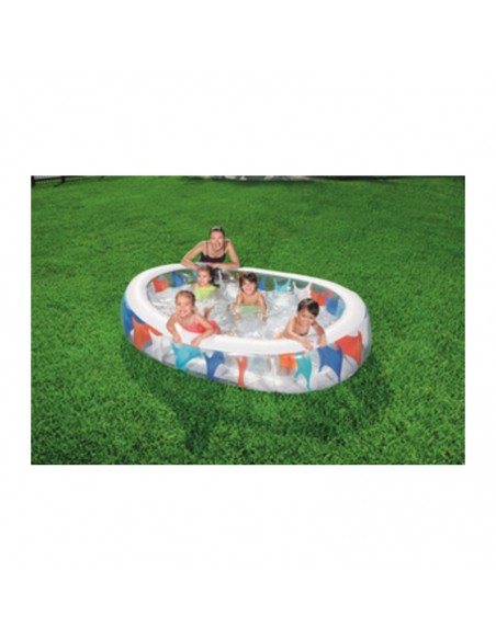 PISCINA GONFIABILE MULTICOL 152X234X51H 54066B