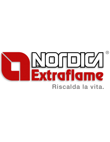 Stufa a Legna Nordica 5Kw Super Junior Verde