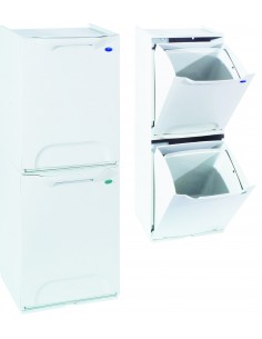 PATTUMIERA MODULARE C/SECCHIO 20 L BIANCO 2