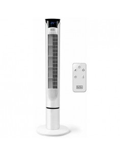 VENTILATORE A TORRE 45W 3 VEL B+D BXEFT49E 102CM C/TEL 2